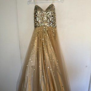 Gold Prom Dress